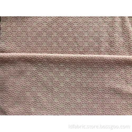 Polyester Spandex Mesh mit Beflockung